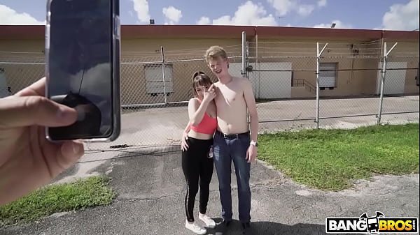 BANGBROS - Busty Brunette Ava Sinclaire Takes Jimmy Michaels's V-Card On The Bang Bus!